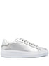 metallic-effect sneakers